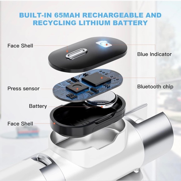 Newest Selfie Stick for iPhone with LED Light Wireless Bluetooth Tripod Selfie S - Picture 5 of 7